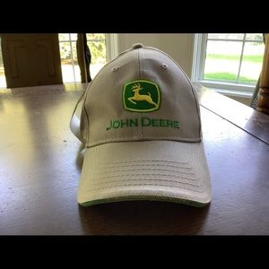 John Deere beige/brown hat new